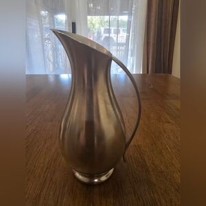 Vintage MCM 6 1/4" Royal Holland Pewter Daalderop Pitcher Vase KMD